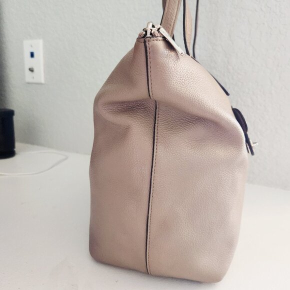 New Coach Taylor Tan Leather Shoulder Bag Purse - Picture 4 of 14